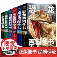 全套6册精装大开本青少年地理动物百科全书揭秘恐龙植物百科海洋儿童6-12岁科普书籍揭秘系列小学生版非DK小学生儿童版幼儿
