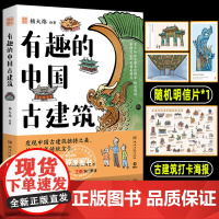 有趣的中国古建筑 杨爸图说 杨大炜 历史的照妖镜我与地坛史铁生系列 古建筑艺术趣味入门读物 湖南文艺 新华正版书籍