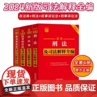 [全4册]最新民事诉讼法+刑事诉讼法+刑法+民法典及司法解释全编