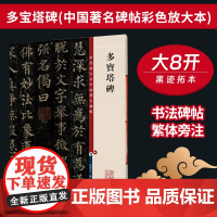 多宝塔碑(中国著名碑帖彩色放大本) 上海辞书出版社