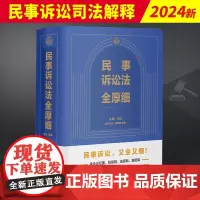 2024新书 民事诉讼法全厚细 冯江民事诉讼法司法解释汇编民诉法民事法律工具书民事司法解释民商法纪要证据规定 法制978