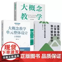 单套自选3册]大概念教学素养导向的单元整体设计+大概念教学单元整体设计小学数学+素养导向的小学数学单元整体教学 教育科学