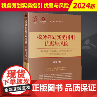 2024新 税务筹划实务指引 优惠与风险全开明锦天城法律实务丛书企业管理税务筹划读本企业税务财务法务案头书 法律社978