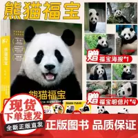 熊猫福宝书籍2024年[赠熊猫冰箱贴+贴纸+书签+明信片+海报]蒋林著科普大熊猫福宝成长生动故事知识问答自然文学四川人民