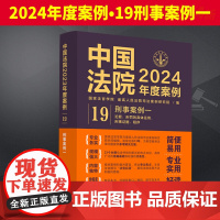 中国法院2024年度案例19 刑事案例一 犯罪刑罚具体运用 刑事证据程序 法律适用方法裁判规则司法实务案例分析工具书 9