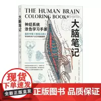 大脑笔记 神经系统涂色学习手册 重现解剖学教授经典课堂 神经系统医学脑科医学涂色练习书籍科学技术文献出版社