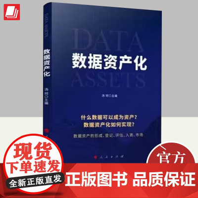 正版2023年数据资产化 汤珂著 什么数据可以成为资产数据资产何以实现解读数据资产形成登记评估入表市场数字经济书籍人民出