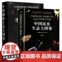 正版图书 套装2册 中国昆虫生态大图鉴+中国蜘蛛生态大图鉴 物种书昆虫蜘蛛研究图鉴书籍 重庆大学科普科学研究探索