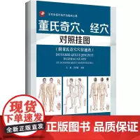 董氏奇穴经穴对照挂图三张(附董氏奇穴穴位速查手册)