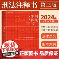 麦读2024新 刑法注释书第三版何帆 刑法修正案十二刑法司法解释指导性案例中华人民共和国刑法一本通工具书 民主法制978