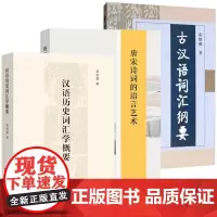 正版图书 3册 汉语历史词汇学概要+ 古汉语词汇纲要+唐宋诗词的语言艺术 蒋绍愚著 商务印书馆