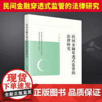 2023新书 民间金融穿透式监管的法律研究 王波 法律出版社9787519782771