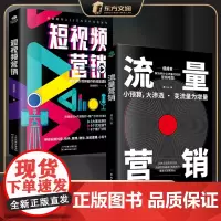 [2册]流量营销+短视频营销 低成本解决碎片化流量时代的营销难题 小预算大渗透变流量为增量流量时代广告营销引流变现方法
