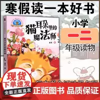 2024年寒假读一本好书 猫耳朵里的魔法师 寒假阅读学生课外阅读书 小学一二年级阅读 新世纪出版社
