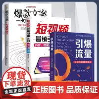 引爆流量轻松打造短视频 短视频营销引爆法则 文案一句话就够了 公域引流与私域裂变实战手册 实现全网引流营销书籍