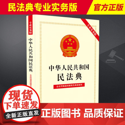 2023新书 民法典专业实务版 中华人民共和国民法典专业实务版含合同编通则解释及典型案例中国法制出版社978752163