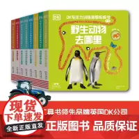 [8册全套]正版0-3岁DK专注力训练纸板书宝宝启蒙幼儿园中小大班科普认知儿童百科全书dk玩出来的百科益智早教图书十万个