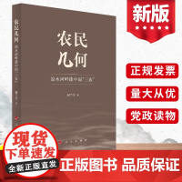 2023新书 农民几何 凉水河畔谈中国“三农” 何兰生 著人民出版社 9787010252865 聚焦农民群体乡土