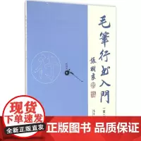 正版书籍 毛笔行书入门 第二版 行书的笔画 书法初学者 书法老师 书法爱好者和老年大学的学生学习和临摹参考书籍 9787