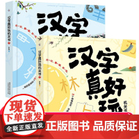 汉字真好玩机关书 全2册 幼小衔接识字神器绘本儿童自主阅读宝宝早教触摸立体书语文启蒙3-6岁大班训练我的第一本汉字书[T