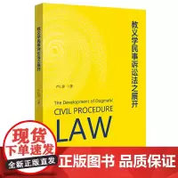 正版 教义学民事诉讼法之展开 严仁群 著 北京大学出版社 法律法规 法学案例书籍