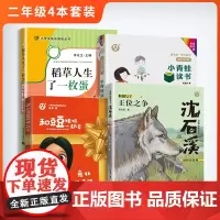 2022学生阅读书目 2年级/二年级 全套4册 王位之争+稻草人生了一颗蛋+兔妞风雨路+小青蛙读书 二年级课外阅读书籍