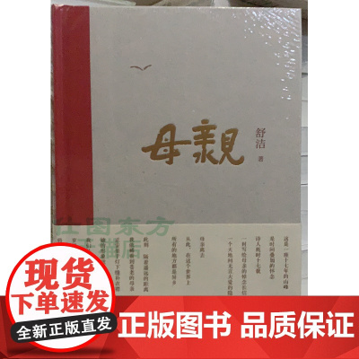 新书 母亲 舒洁 著 广西师范大学出版社正版 一部信札体长诗书籍 图书