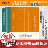 喻海松刑诉实务宝典2本套装:刑事诉讼法修改与司法适用疑难解析+实务刑法评注 北京大学出版社