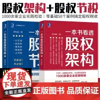 一本书看透股权节税+ 一本书看透股权架构(全套2册) 李利威 财政税务书籍 股权架构股权税收基础实务案例 股权管理研究