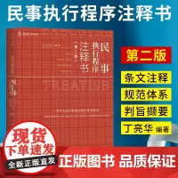 2022新书 麦读 民事执行程序注释书 第二版 丁亮华 编著 司法解释司法文件 指导性参考性案例及其理解与适用 法学研究