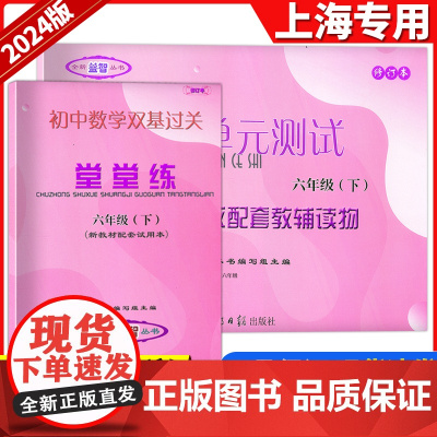 2023-2024年新版数学单元测试堂堂练6年级下/六年级下册 第二学期 初中数学双基过关堂堂练中学教辅光明日报出版社正