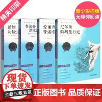 鲁滨孙漂流记六年级下册正版尼尔斯骑鹅旅行记爱丽丝梦游仙境汤汤姆索亚历险记小学6年级课外阅读梦游奇境人民文学鲁宾逊书