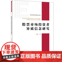 正版 股票市场投资者异质信念研究 尹慧 著 经济日报出版/金融理论关于投资者心理的研究 投资风险和股票预期收益投资理