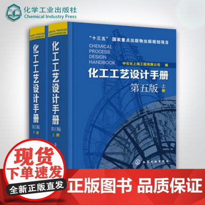 化工工艺设计手册 第五版 全2册套装 化工书籍石油化工工具书工艺设计化工工艺流程精细化工医药化工行业轻工业化工书籍