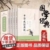 中华成语典故无障碍阅读版全四册中华成语大全国学精粹中国文化概论故事文化精神 传统故事成语接龙书籍