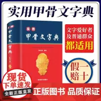 实用甲骨文字典字形准确标注来源收字释读科学音序编排方便查阅正版工具书词典词语大全辞典初中