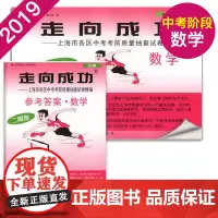 2019年版走向成功中考数学二模卷试卷+答案套装完整版 2019上海中考数学二模卷各区县初三第二学期考前质量抽查试卷精编