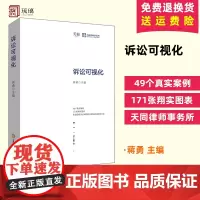 []诉讼可视化 2023新印版 蒋勇 天同律师事务所根据民法典修订49个真实案例 171张翔实图表 可视化诉讼