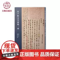 沈尹默未刊遗稿三种 书法史研究文字学民国历史胡适 文物出版社