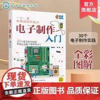电子制作入门 电子制作中常用元器件 二十个简单电子小制作 170孔面包板上实验 电路工作原理学会电子制作流程与元器件应