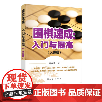 围棋速成 入门与提高 入段篇 围棋自学入门书籍 围棋教程大全 围棋棋谱 围棋实战技法围棋入门学习书围棋从入门到精通围棋速