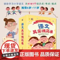 语文其实很简单全9册小学生多音字形近字考点辨析近义词反义词笔画笔顺成语运用偏旁部首 北京特级老师王大绩 小学生课外辅导书
