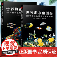 套装2册 世界热带鱼图鉴+世界海水鱼图鉴 养鱼书籍热带鱼海水鱼饲养与鉴赏图典 观赏鱼养殖入门书籍海底生物神秘动物鱼类科普