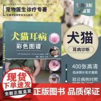 正版犬猫耳病彩色图谱兽医书籍大全宠物临床诊断与治疗书籍小动物医学教材小动物耳朵病症临床诊疗手术书宠物医生临床手术技术书
