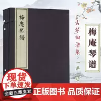 正版 梅庵琴谱 一函一册 古琴曲谱集 王宾鲁徐著中国古代典雅琴谱 梅庵琴社 诸城派 中国书店出版社