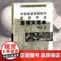 中央美术学院附中留校作品素描大范本1 央美附中留校作品选素描教学素描静物教材 石膏头像基础临摹书 美术类学生专业参考大系