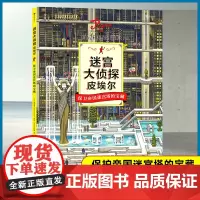 迷宫大侦探皮埃尔 保卫帝国迷宫塔的宝藏 5-12岁石儿童迷宫书幼儿走迷宫找不同宝宝隐藏图画捉迷藏小学生专注力思维训练书籍