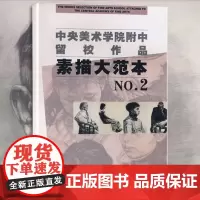 中央美术学院附中留校作品素描大范本2 央美附中留校作品选素描教学素描静物教材 石膏头像基础临摹书 美术类学生专业参考大系