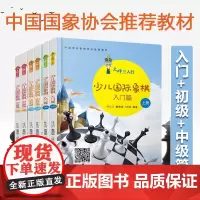 全套6册 大师三人行少儿国际象棋入门篇+初级篇+中级篇 儿童国际象棋书籍小学生学下象棋的书 国际象棋教程初学者战术教材棋