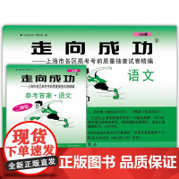 正版 2019年版走向成功上海市高考二模卷 语文(试卷+答案)全套2本 高考二模卷 高考考前冲刺真题模拟练习试卷 高